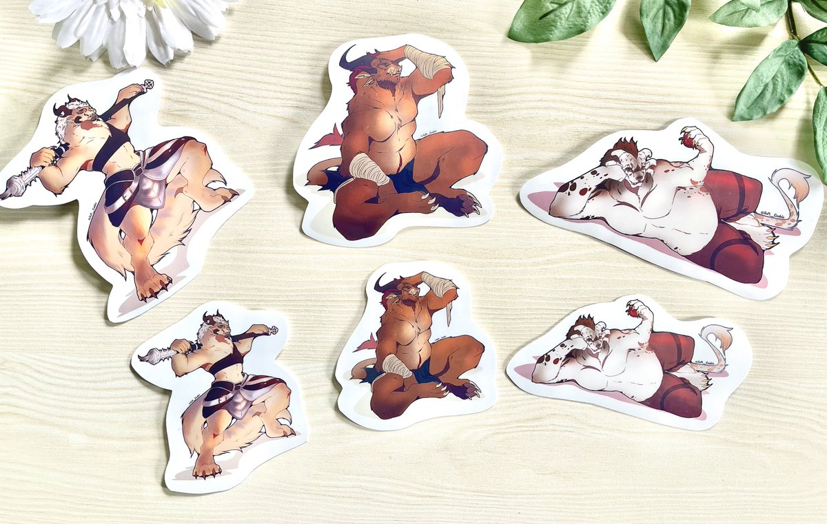 Charr stickers have been added to my shop! 🔗below!