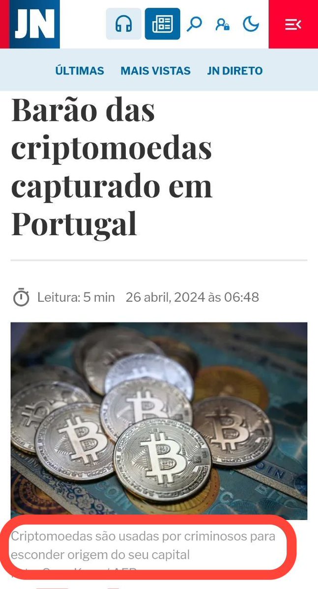 'Segundo a PJ, terão sido movimentados mais de mil milhões de dólares em 'bitcoins' e mais de 680 milhões de dólares em 'BTC'' 😂😂😂

#EmbraceTheFuture #GeraçaoBitcoin #BitcoinGeneration #Bitcoin #BTC #Bit4all #UseBitcoin #BitcoinPortugal #Criptomoedas #SamouraiWallet