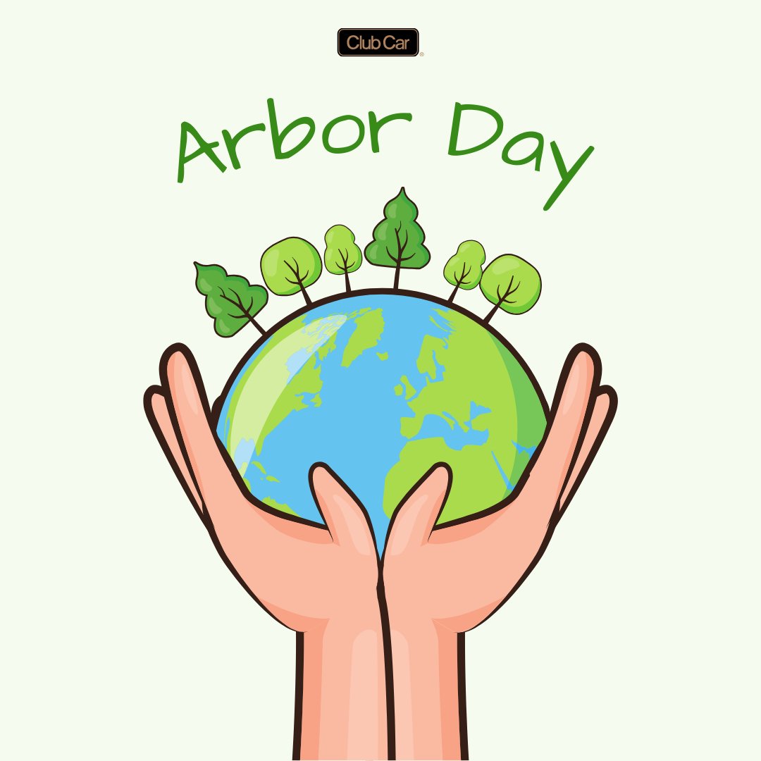 Club Car's commitment to sustainability goes beyond just manufacturing vehicles; it's about driving change and fostering a greener world. Let's plant the seeds of environmental consciousness and drive toward a brighter future together. Happy Arbor Day from Club Car!🌳🌎