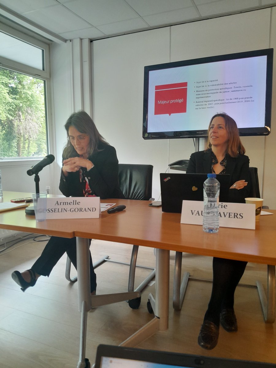 🇪🇺⚖️Atelier 4 : Armelle Gosselin-Gorand, Professeur de droit privé à l’Université de Caen Normandie et Membre de l’#ICREJ, aborde l'accroissement et les défis de la prise en considération des droits fondamentaux des majeurs protégés