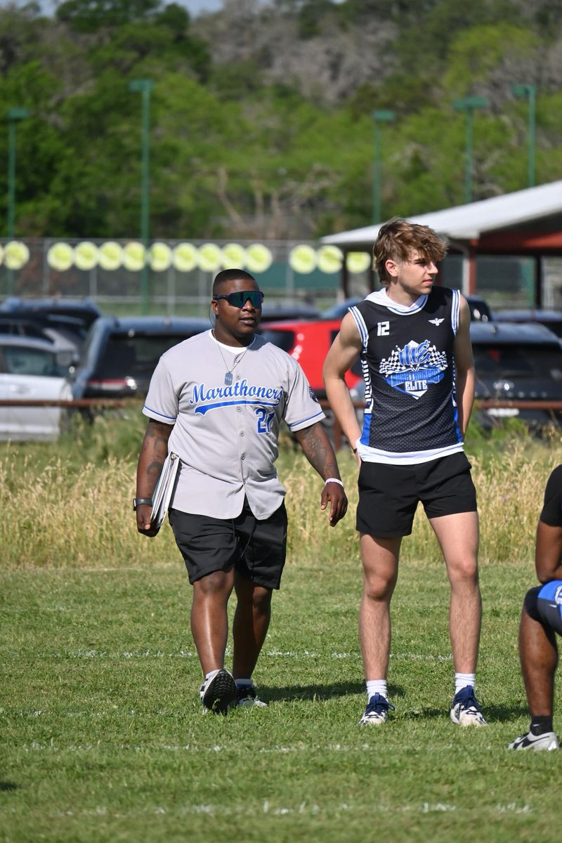 Ryan smith class of 2026 QB wood lands Tx. Smart IQ of the game, understands coverages, knows where to place the ball, 8 very competitive player. Arm strength is there most definitely, has led the Marathoners all season at the QB position.