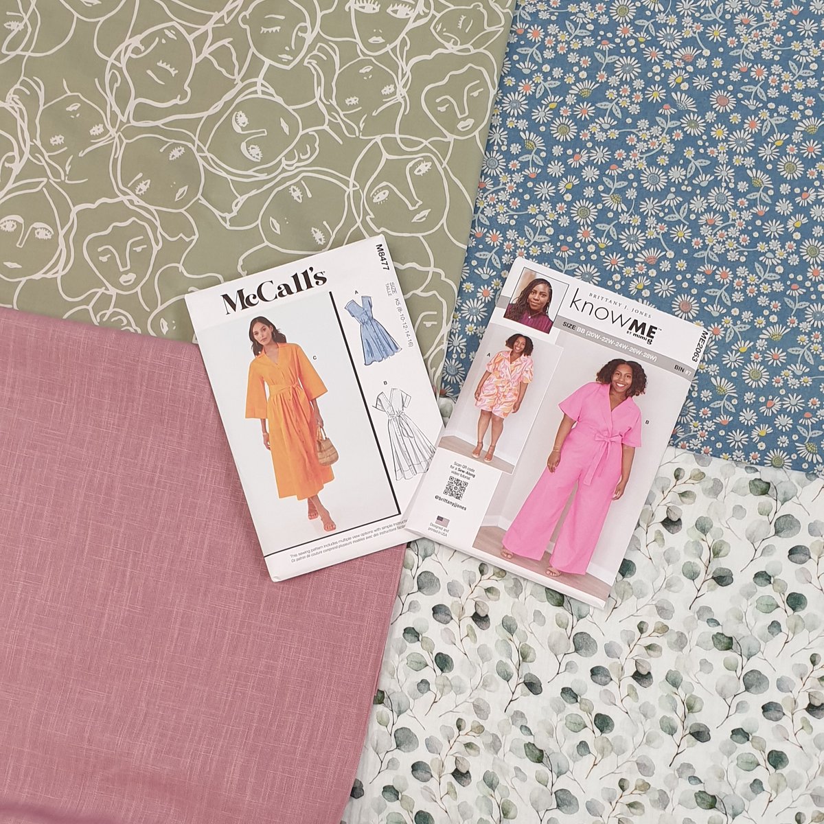 NThimbles's tweet image. Fancy making a new dress or jumpsuit in anticipation of the sunshine? 🌞 🤞 We love these McCalls patterns that can be made using linen, chambray, double gauze, cotton lawn etc. Which would you choose? 
nimblethimbles.co.uk 
#NimbleThimblesSwindon #wiltshire #mccallspatterns