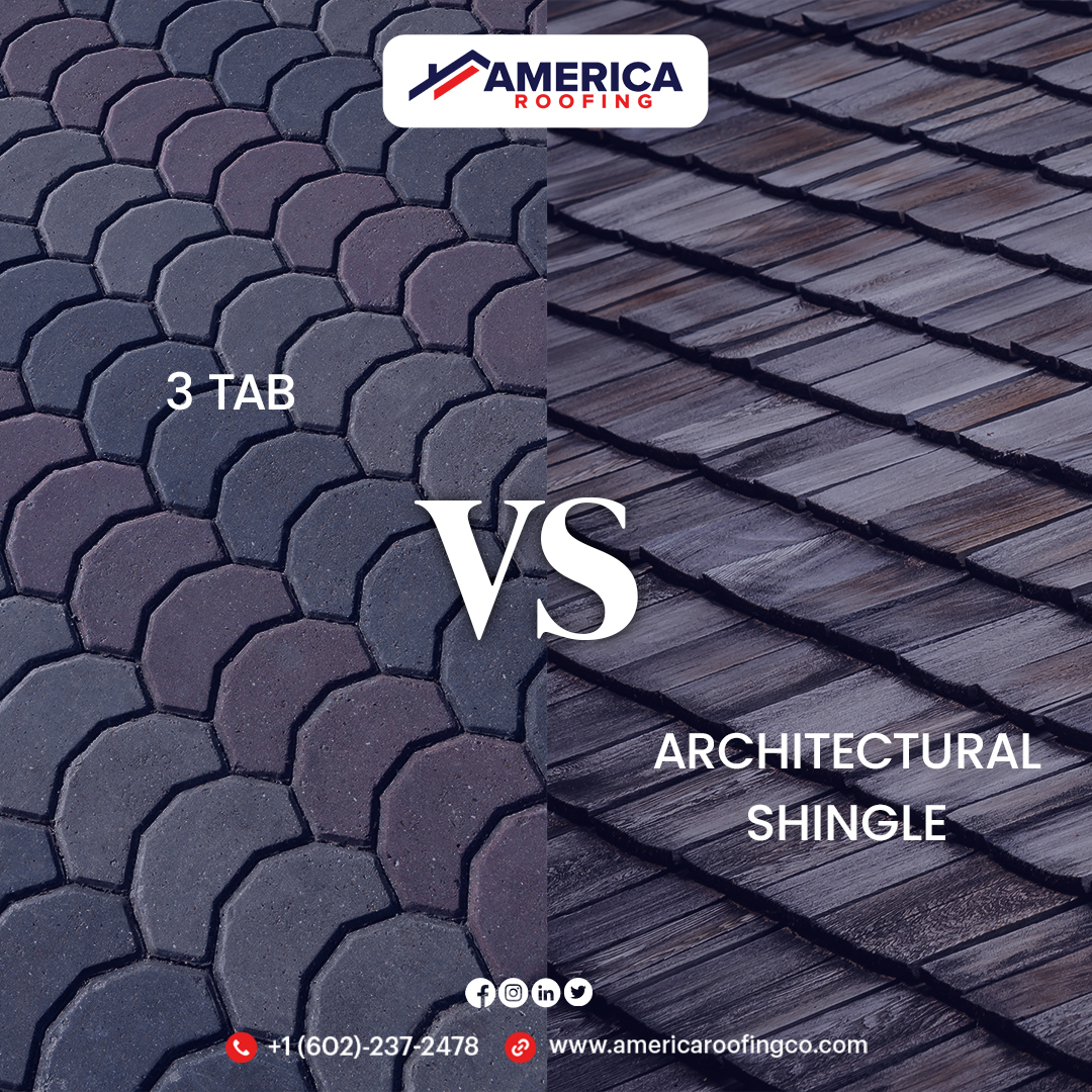 Architectural shingles are 50% heavier, with thicker base mat & stronger adhesives.
Architectural shingles last 18-30 years, compared to 7-15 years for 3-tab. Budget, climate, and desired roof lifespan are key factors in choosing.
#RoofingMaterials #americaroofing #
#Roofing