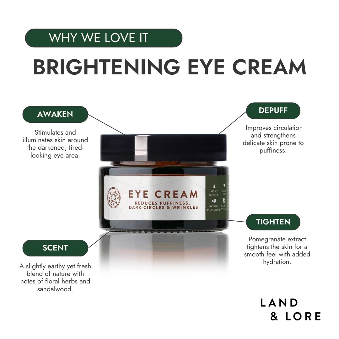 Wake up your tired skin with our Brightening Eye Cream!

Infused with organic ingredients, it stimulates and illuminates the delicate skin around your eyes, improving circulation and fortifying against puffiness.

#allnaturalskincare #allnaturalproducts #organicskincare