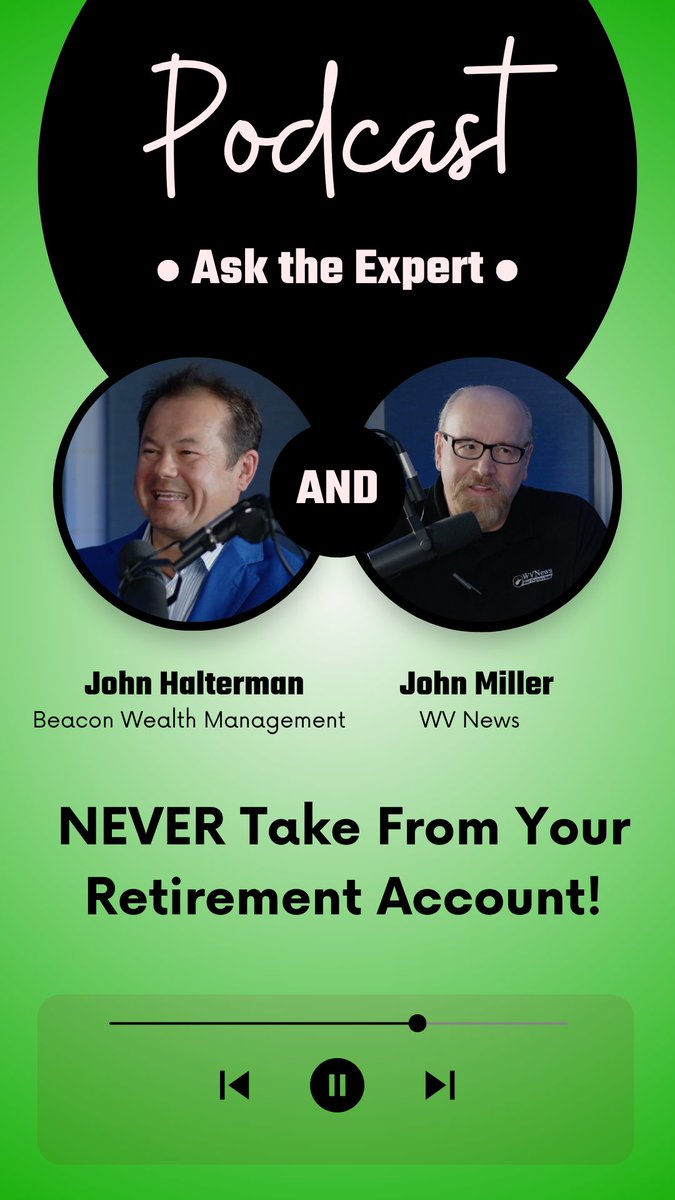 NEVER Take From Your Retirement Account! 
youtube.com/shorts/oW75GvB…
#401k #Retirement #WealthManagement #AsktheExpert #JohnHalterman #Wisdom2Wealth #Pension #Savings #RetirementSavings #BorrowingMoney