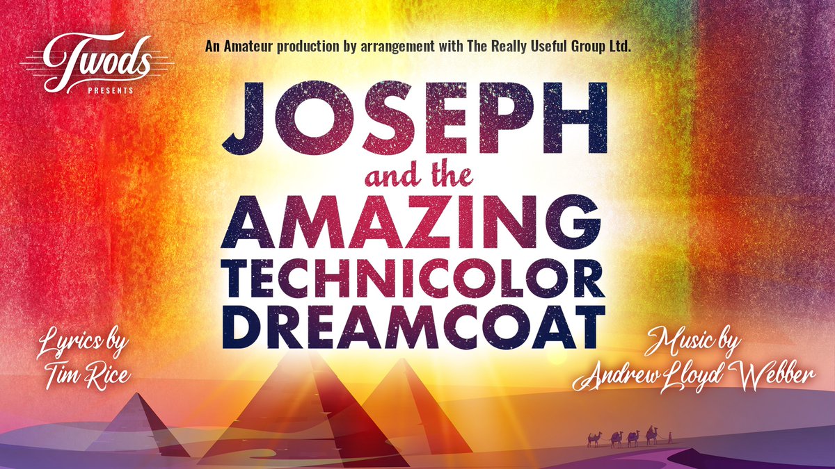 From May 29th - 1st June 2024 see the incredible 'Joseph and the Amazing Technicolor Show' live onstage at the Assembly Hall Theatre! This timeless tale of love & forgiveness is perfect for a family theatre trip, so book your tickets now at: assemblyhalltheatre.co.uk/whats-on/twods…