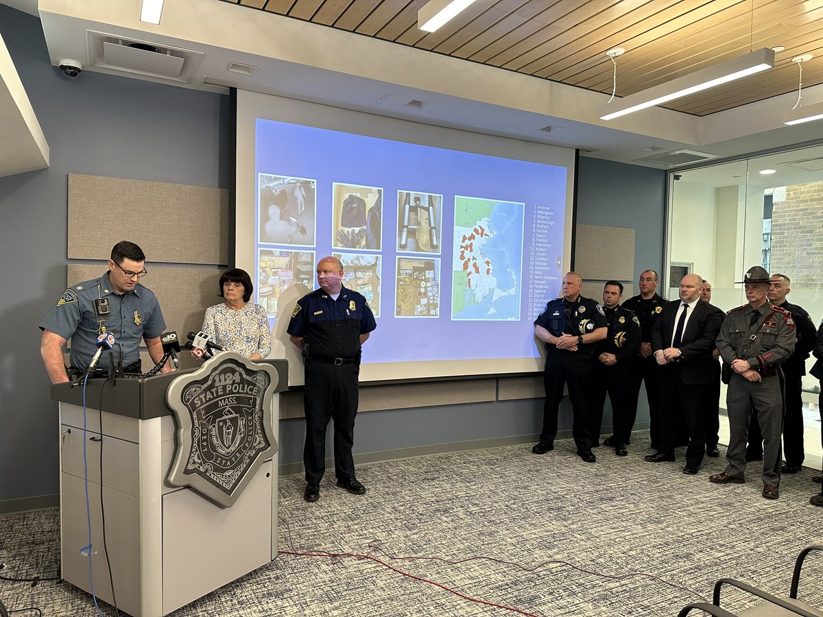 Middlesex DA and MSP announced arrests related to break-ins across 25 towns in Massachusetts. The defendants are part of an organized burglary ring. The targeted homes belonged to persons of Indian and South Asian heritage. It is believed they were targeted based on ethnicity.
