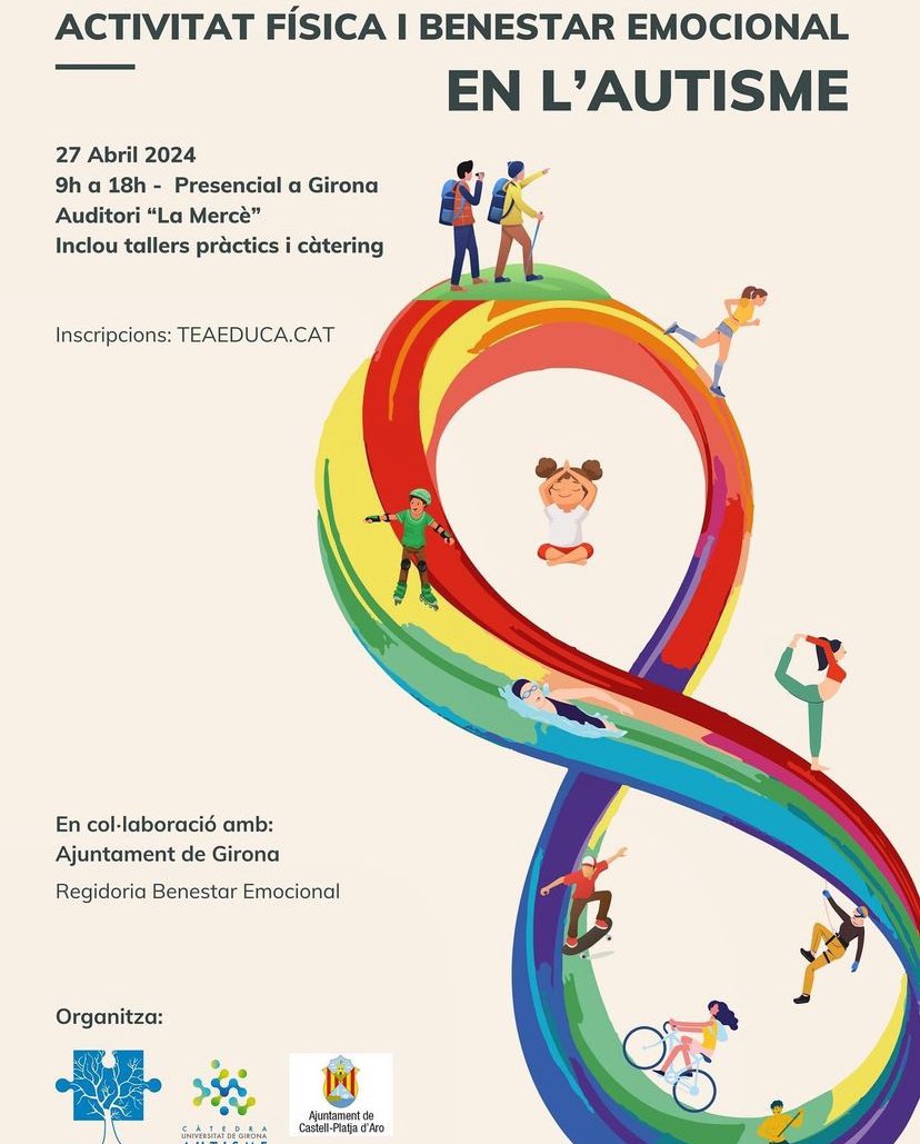 fiepcatalunya's tweet photo. Demà dissabte 27 d’abril es celebra la jornada de @viuautisme i la Càtedra d’Autisme de la @univgirona.

Des de @fiepcatalunya valorem positivament la celebració d’aquest esdeveniment per accions inclusives i transformadores des de l’AF, l’EF i l’esport.

https://t.co/MXEFKJAd31 https://t.co/RU8jbRhWwb