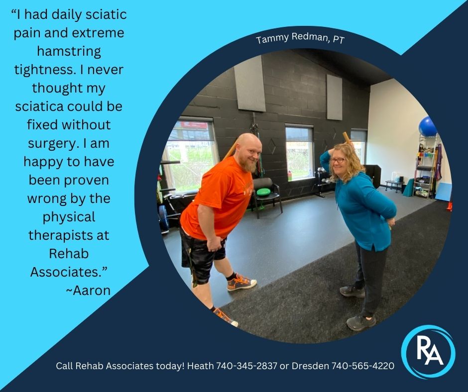 Got pain? We have the answer. Call Rehab Associates today. Most insurance companies do not require a referral. rehabassociates.net/complimentary-…
2 locations to serve you. Heath 740-345-2837 and
Dresden 740-565-4220
#physicaltherapy #physicaltherapyworks
