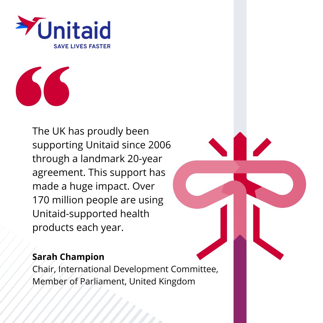 Yesterday, @SarahChampionMP, Chair of the International Development Select Committee, underscored the UK's collaboration with Unitaid to support local manufacturing of health products in Africa, a key step towards transforming healthcare access. @CommonsIDC @FCDOGovUK @STOPAIDS