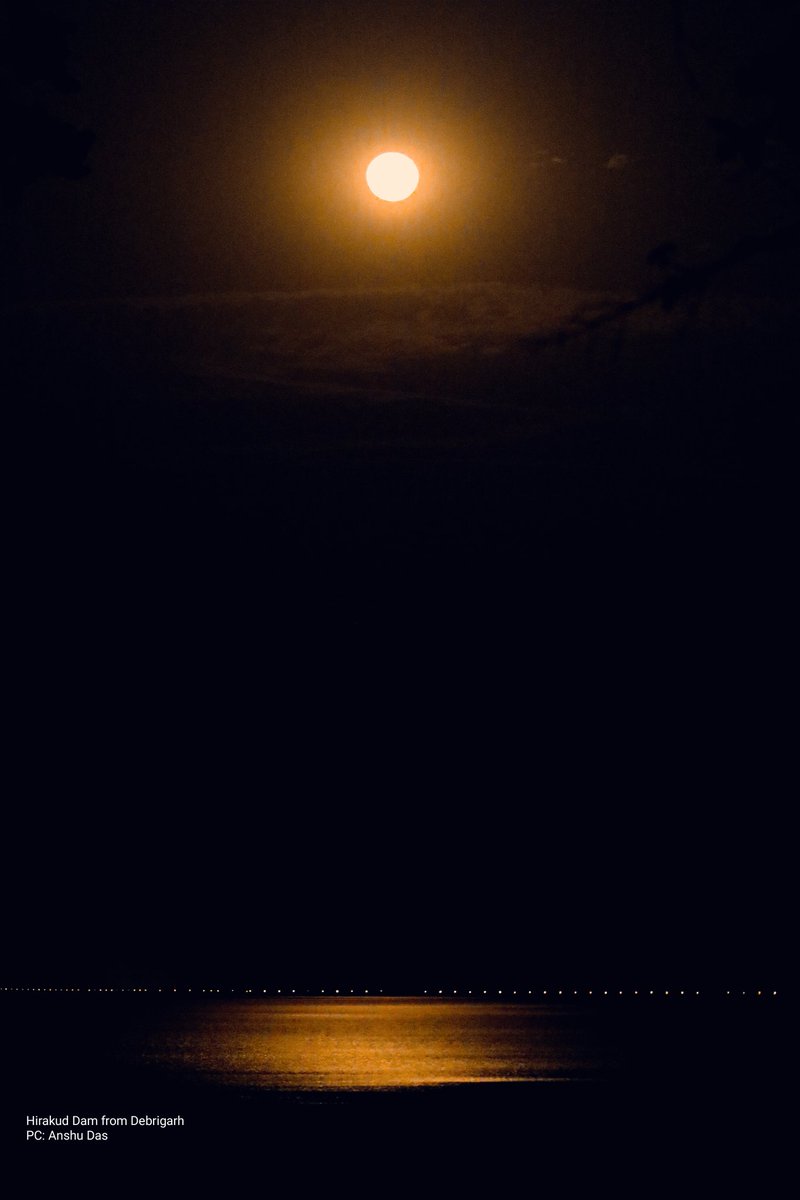 April's Pink Moon #Debrigarh #Hirakud #HirakudDam #wildlife