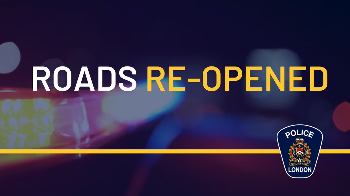 #TRAFFIC UPDATE - The intersection of Oxford Street East and Waterloo Street has been re-opened. All lanes of traffic are operational. Police would like to thank the public for their patience. #ldnont