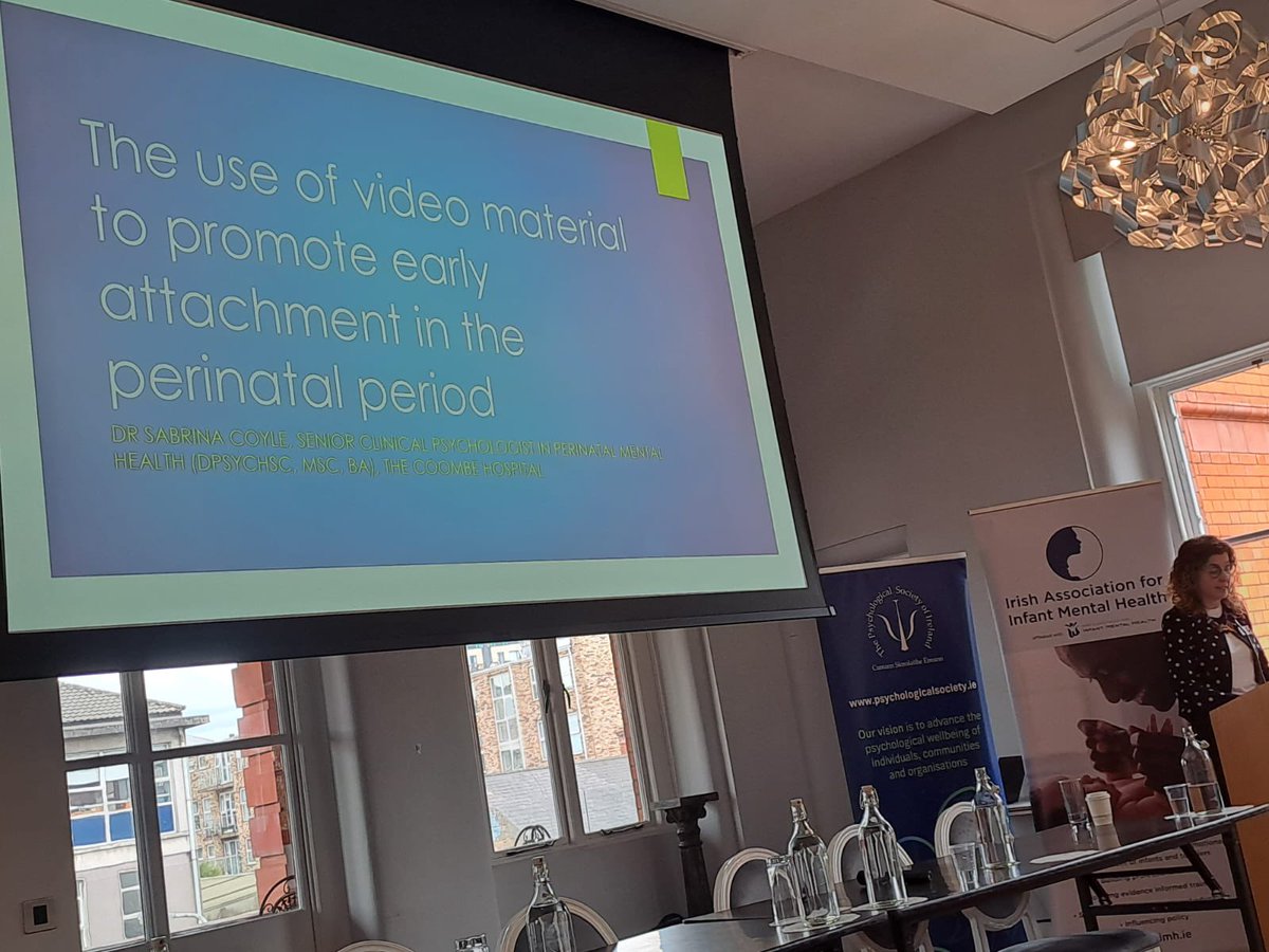 VIG is relational intervention. How can we nurture this growing bond. Dr Sabrina Coyle presenting on #VideoInteractiveGuidance @IMHIreland @Perinatal_SIG @PsychSocIreland @CoombeHospital #InfantMentalHealth #PerinatalMentalHealth