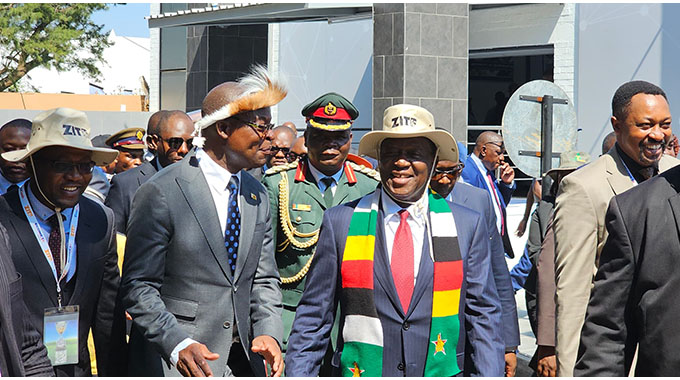 President Mnangagwa says he is impressed with the quality of domestic products and innovations that are being exhibited at the ongoing 64th edition of the Zimbabwe International Trade Fair (ZITF). #GetThePicture #ZTNPrime #DSTV294 #Zimbabwe