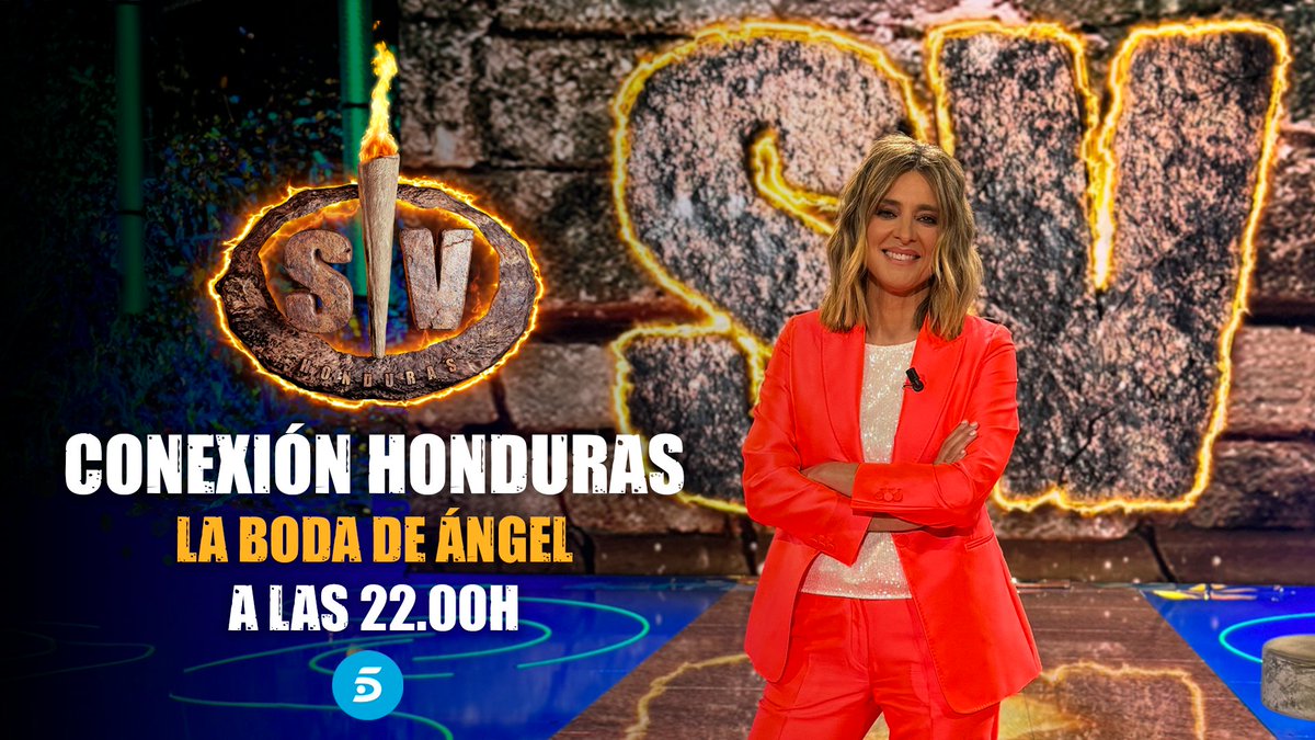 ¡Es la noche del amor en Conexión Honduras! 🎶💞 💍 La esperada boda entre Ángel Cristo y Ana 🔱 Segunda jornada de Olimpiadas de @Supervivientes 🔮 Noche de Oráculo 🧳 Un nuevo familiar pone rumbo a Honduras 📺 A las 22.00h en @telecincoes con @SandraBarneda y @laura_madrueno