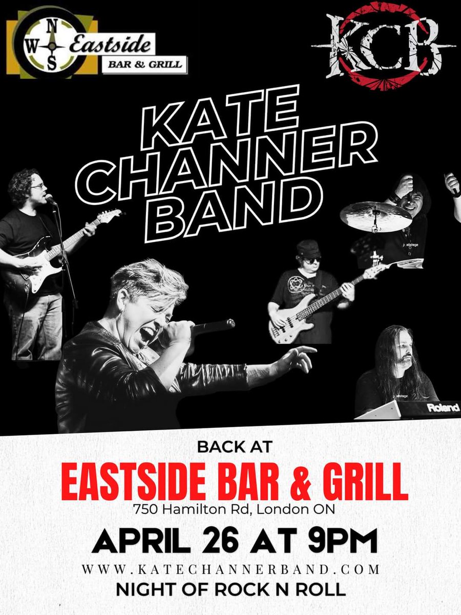 TONIGHT!
Get ready to have a good time, guaranteed!!
The KATE CHANNER BAND
9pm Start. Cover $10. #lndont #livemusic #tgif #katechannerband