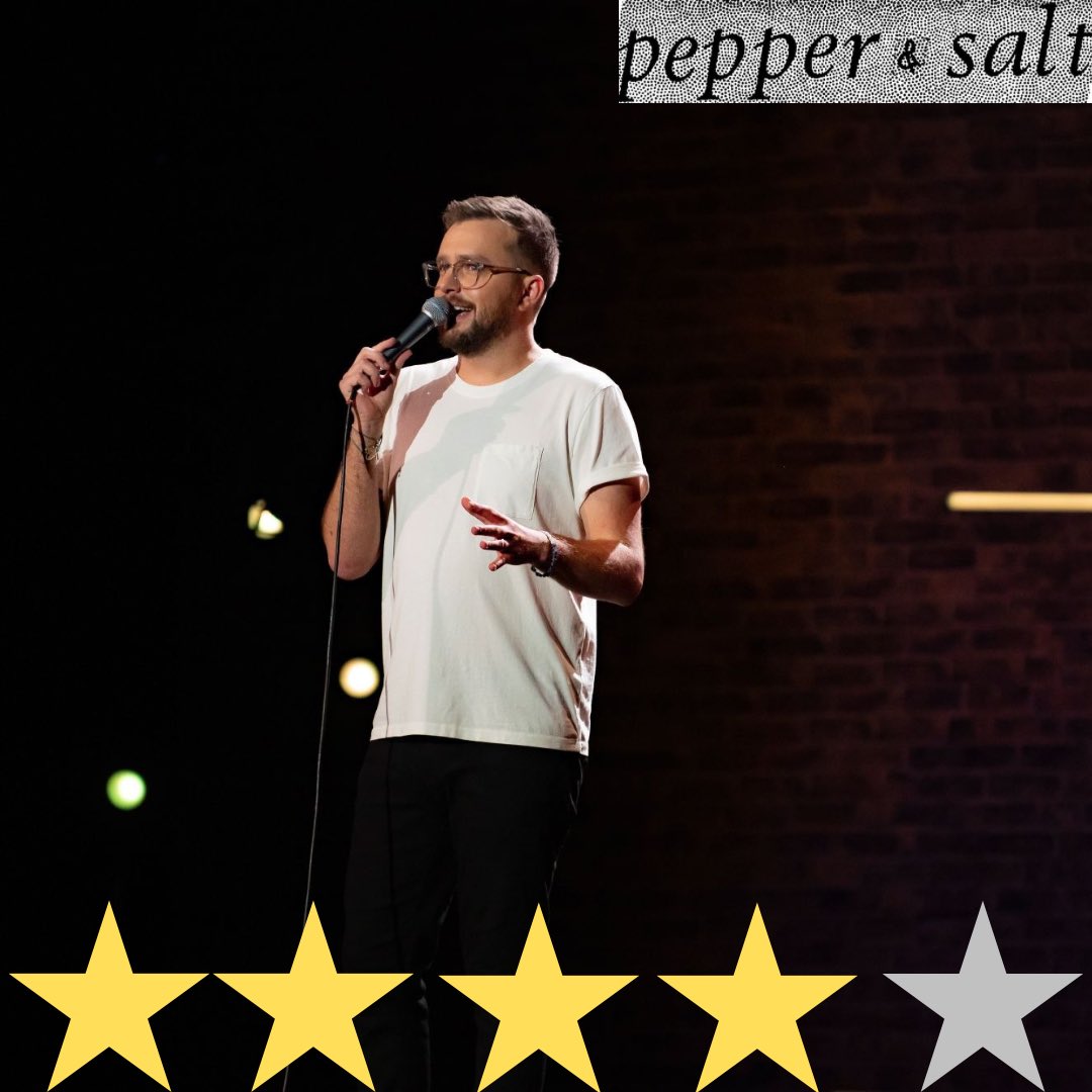 ‘Stirling makes us forget that something exists beyond the four walls of the venue’ ⭐️⭐️⭐️⭐️for @IainDoesJokes ‘Relevant’ Full review: pepperandsalt.uk/2024/04/26/iai…