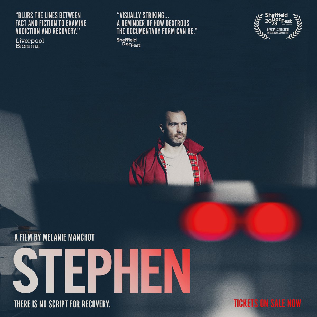 Melanie Manchot’s STEPHEN is out in cinemas today! Official Selection at @sheffdocfest last year, STEPHEN is an inventive, cinematic + moving exploration of addiction and mental health- and a reminder of how dextrous the documentary form can be. Tickets: modernfilms.com/stephen