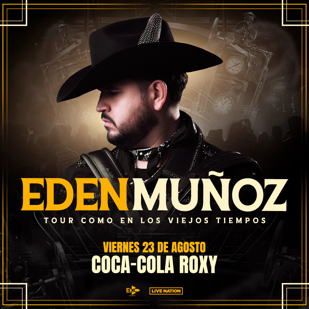 🚨 A LA VENTA YA 🚨 Eden Muñoz el viernes 23 de agosto! ¡Compra tus boletos AHORA en: livemu.sc/4beQNMu