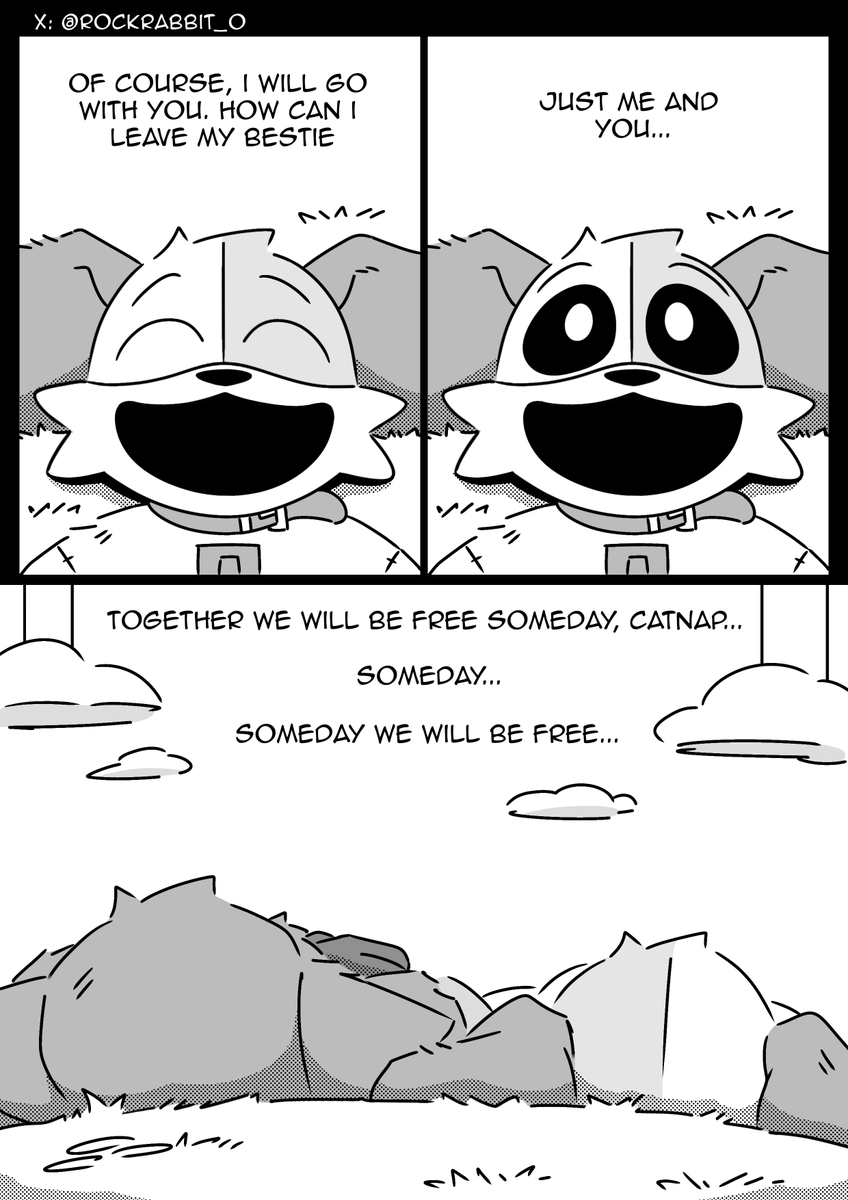 Poppy Playtime 'The hour of joy fan-comic' page 133
#PoppyPlaytimeChapter3 #PoppyPlaytime #SmilingCritters #SmilingCrittersFanart #Dogday #Catnap #PoppyPlaytimeChapter3fanart #poppyplaytimefanart #TheHourOfJoyfancomic #SmilingCrittersAU