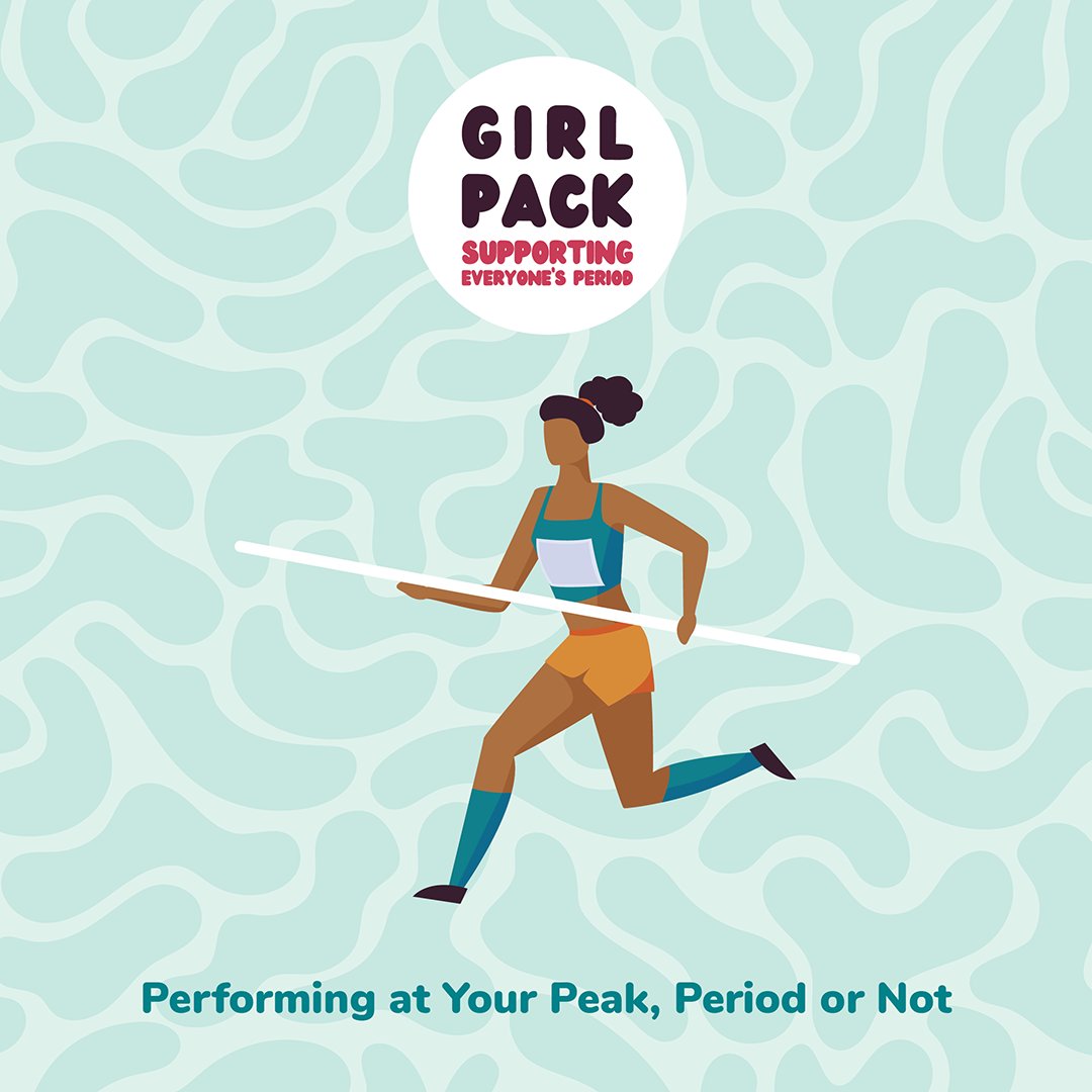 🏆 Athletes and Periods: Performing at Your Peak, Period or Not 🏆 Periods don’t stop us from being powerful. From Olympic champions to weekend warriors, let’s celebrate athletes who show that menstruation is no barrier. 💪 girlpack.org. #AthletesOnPeriods