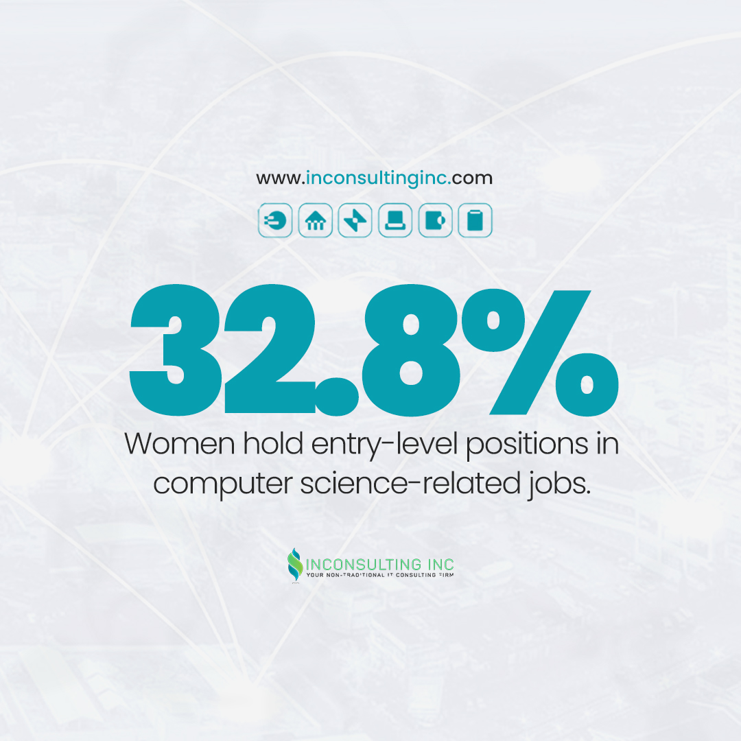 While women make up over half the population, only a third hold the starting roles in computer science. 

At InConsulting Inc, we are committed to encouraging diversity and providing equal opportunities for all.

#inconsultinginc #businessconsulting #diversitymatters #womenrights