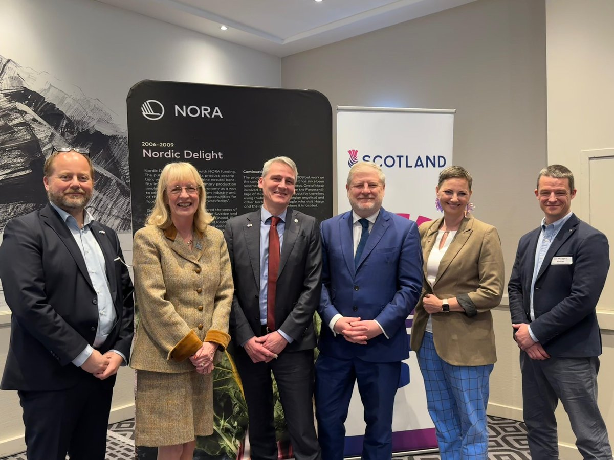 Today External Affairs Secretary @AngusRobertson spoke at the @NORA_region conference on Nordic Atlantic cooperation. He highlighted Scotland’s award winning @UNESCO Trail and how these sites are positive examples of locally driven sustainable development.