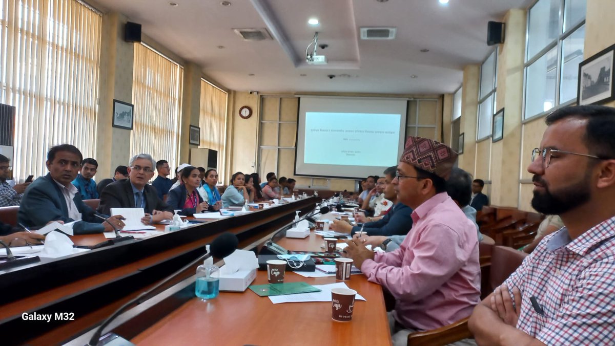 पूर्वाधार विकास र वातावरणीय अध्ययन प्रतिबेदन बिषयक छलफल कार्यक्रम आज मिति २०८० - ०१ - १४ का दिन समापन भयो । यो सर्हानिय कार्यको सुरुवातको लागि रास्ट्रिय योजना आयोगका सदश्य <a href="/arnicopanday/">Arnico Panday अरनिको पाँडे</a>  लाई धेरै धेरै बधाई । आशा छ, यस्तो खालको कार्यक्रमले आगामी दिनमा समेत निरन्तरता पाउने छ ।