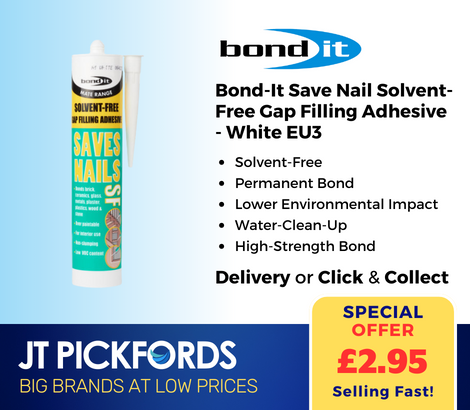 Bond-It Save Nail Solvent-Free Gap Filling Adhesive - White EU3 🧐

This solvent-free solution provides rapid grasp and a robust permanent bond on practically any porous or non-porous surface.

Product code: BDPGE
Buy here 👉 shorturl.at/bwLQ3