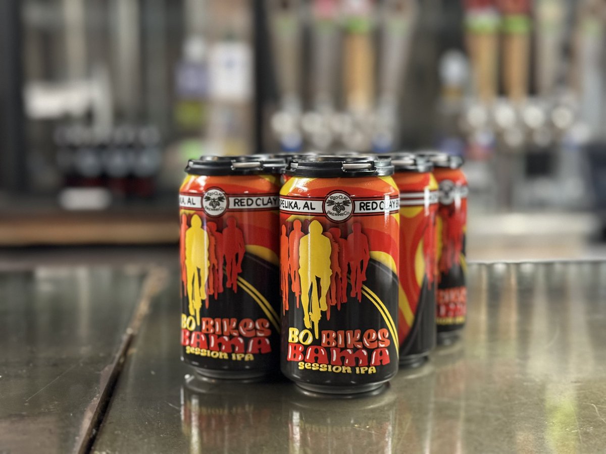 We are excited to collaborate with @redclaybrew on this special Bo Bikes Bama Session IPA! This light, fruity, low ABV beer will be available at the Kickoff Party—on tap and in cans—and a portion of proceeds from the sales will benefit the cause.