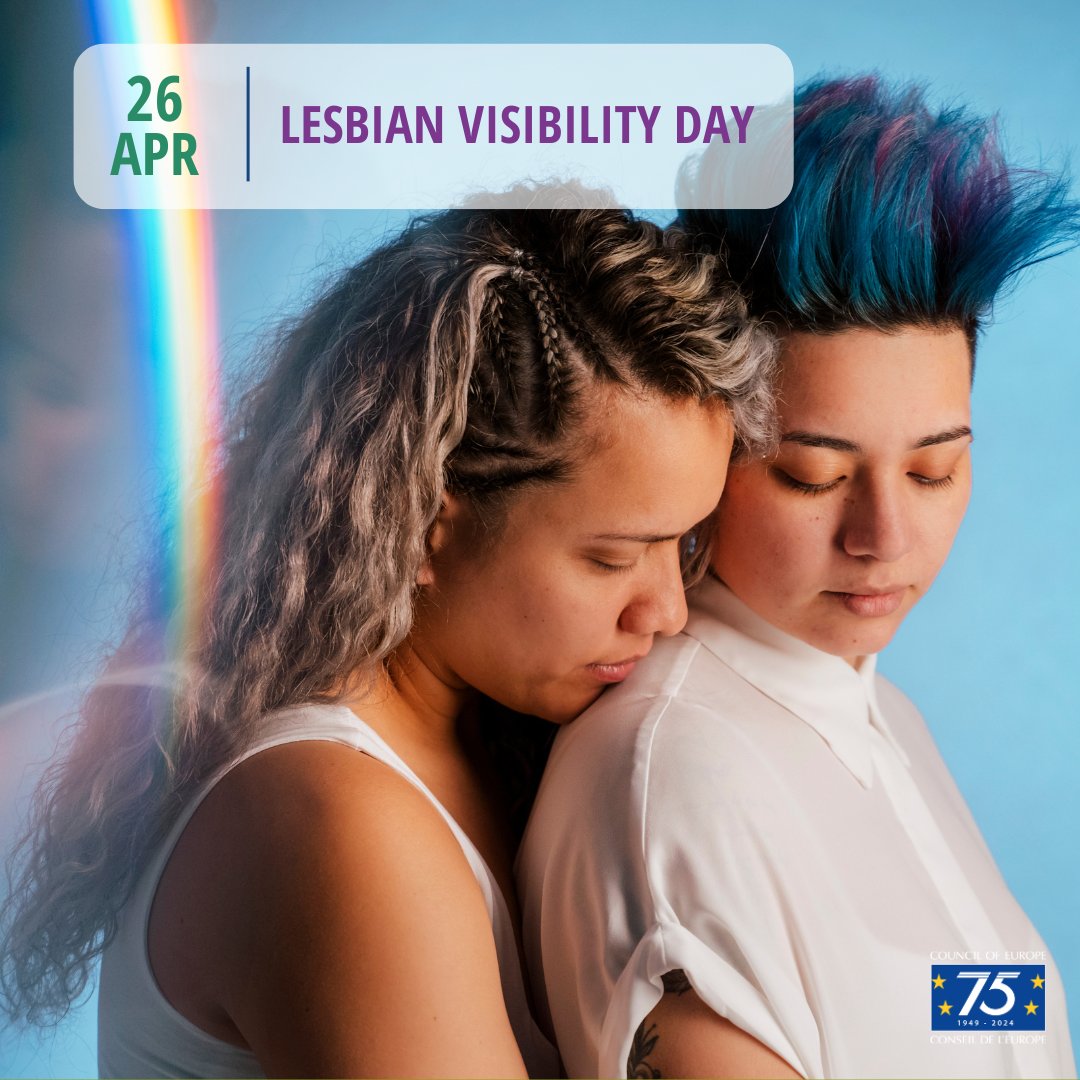 This #lesbianvisibilityday, we celebrate the vibrant #lesbian history, culture and movement 🙌 We recognize the immense work of CSO fighting to advance #equality for lesbians & their families in 🇪🇺 & continue our joint efforts towards the full realisation of #humanrights of all🌈