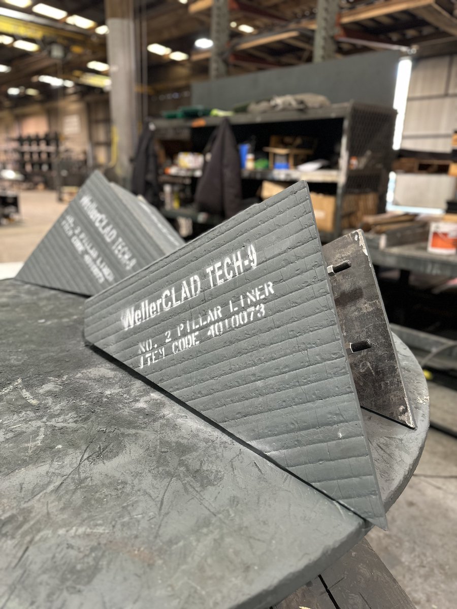 WellerCLAD's tweet photo. WellerCLAD TECH-9® - Abrasion Resistant Housing Liners – Premium WellerPRODUCTS™

#cement #welding #louisiana #madeintheusa #weller #weartechnology #massflow #bulkmaterialhandling #manufacturing #customfabrication #weartechnology #greensteeltechlology #steel #stainlesssteel https://t.co/23UsuFqdKu