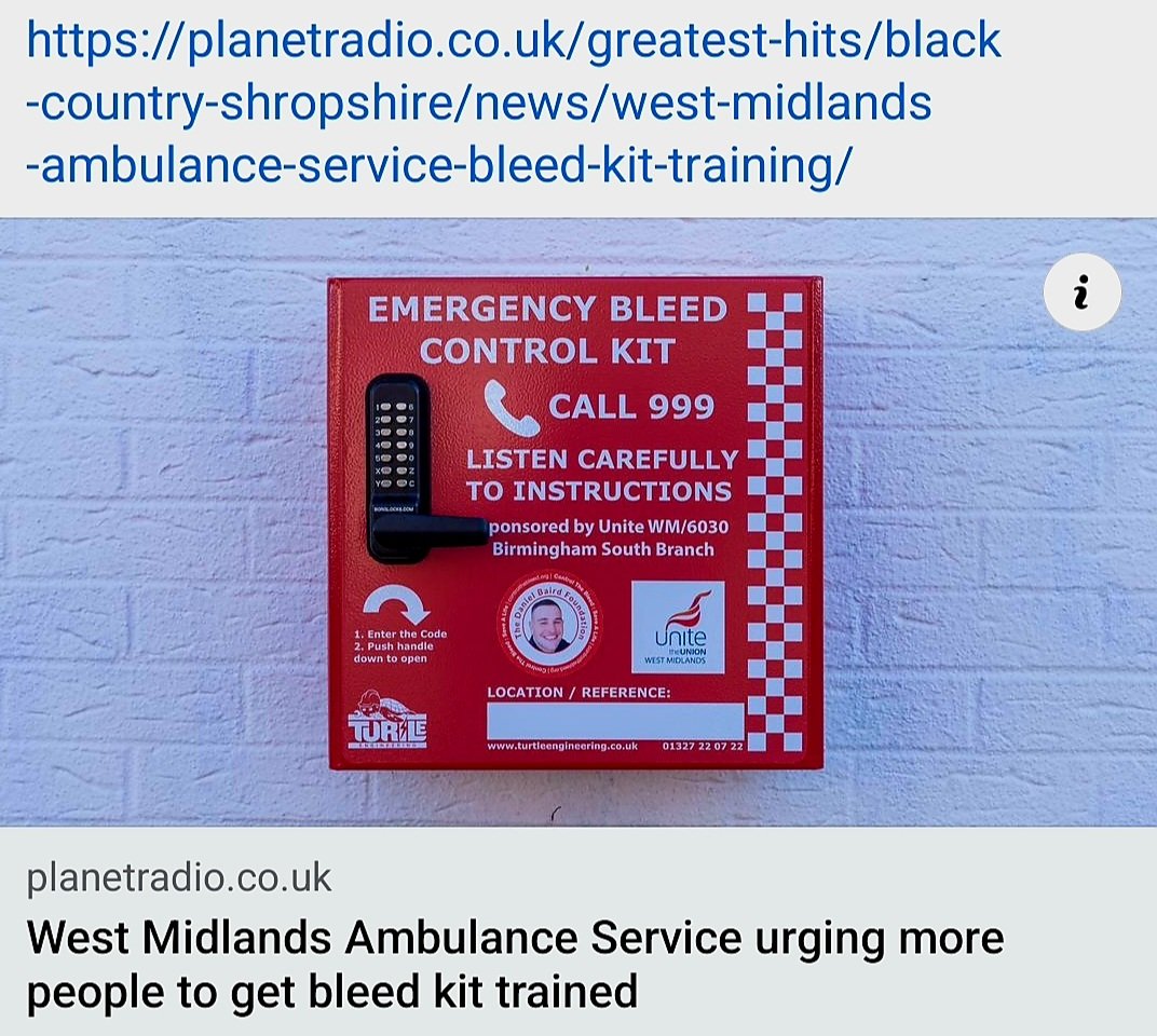 Great to see this ! Well done @OFFICIALWMAS and many thanks to @WMFSLadywood and @ColmoreBID for bleed trauma awareness input sessions in local communities 💙👏 @TheDanielBaird1 @hollybaird_x @_MattStanton @rpconsultancy24 @samatquinton @cummins23 @UniteWestMids @SimonFosterPCC