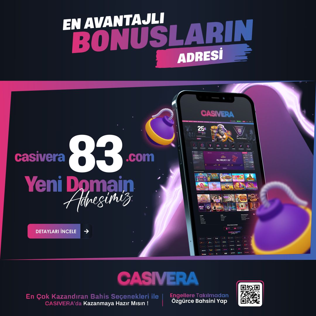 Giriş adresimiz casivera83.com olarak güncellenmiştir. 📺Casivera TV ile en iyi maçları kesintisiz ücretsiz şekilde izleyebilirsiniz. Canlı maç yayını TV t.ly/CasiveraTV Casivera’ya kesintisiz erişim için casivera.app adresinden mobil uygulamamızı…