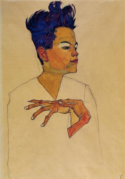 More work by my favorite artist, Egon Schiele! I love the raw sexuality, the strength, the intensity. #NFTartists #egonschiele @Mongoose_Club @FTGKNFT