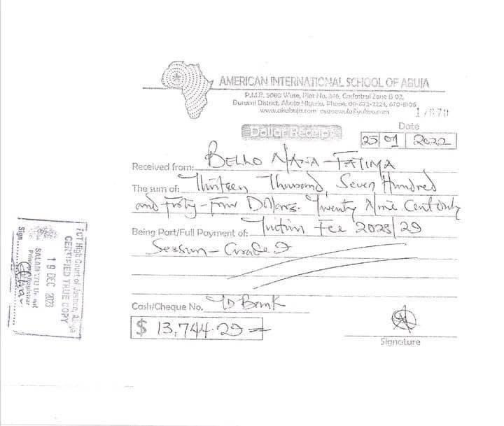 YAHAYA BELLO AND HIS ADVANCE SCHOOL FEES FRAUD