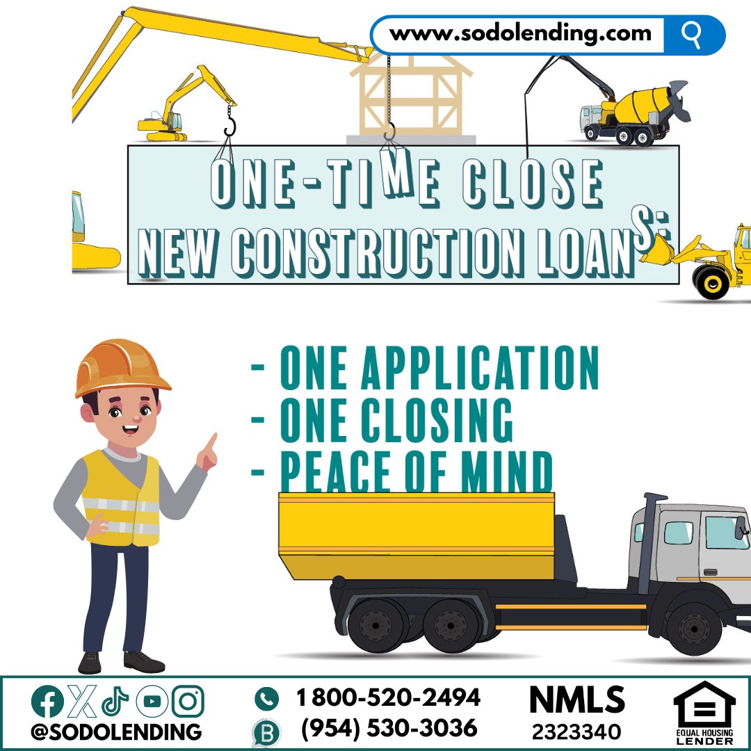 One application, one closing, peace of mind. Call me today!
Sodo Lending is your mortgage lender in Pompano Beach FL 

 👉 sodolending.com 

#floridaloans #floridamortgage #firsttimehomebuyer #Homebuyertips #architecture #pompanobeach #mortgagelender