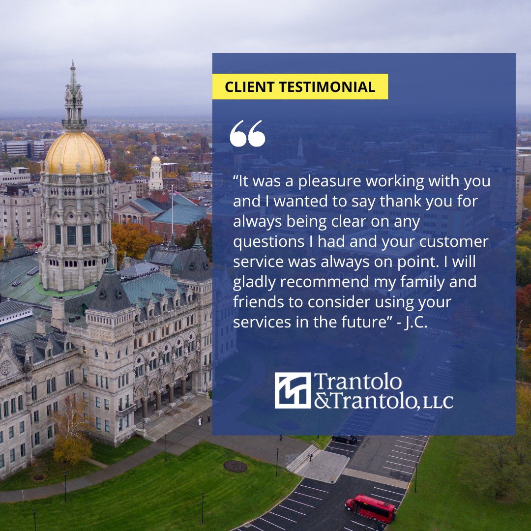 #FeedbackFriday: Providing clear communication and excellent client service is always our goal!

#clientreview #trantoloandtrantolo
