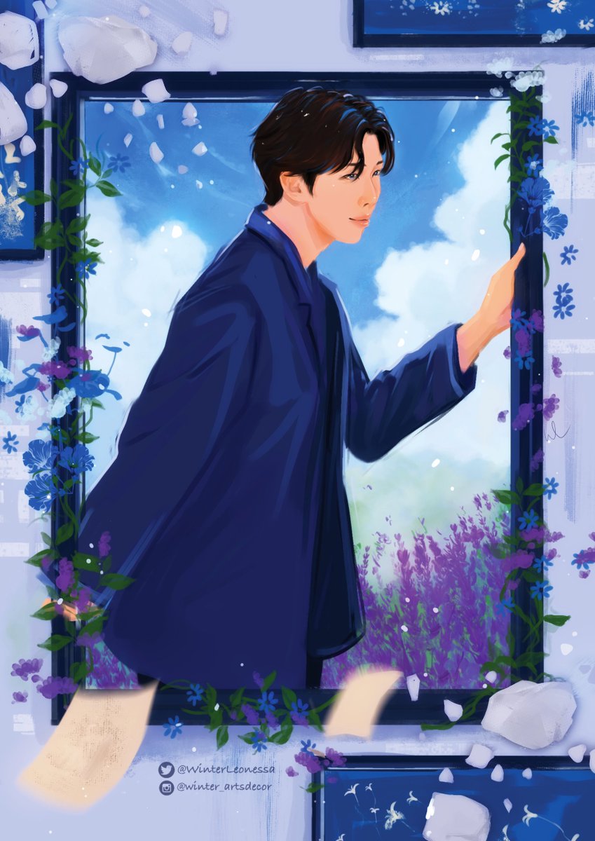 can't lock me in the frame, I'm movin' 🖼✨️ 
#RM #BTS #NAMJOON