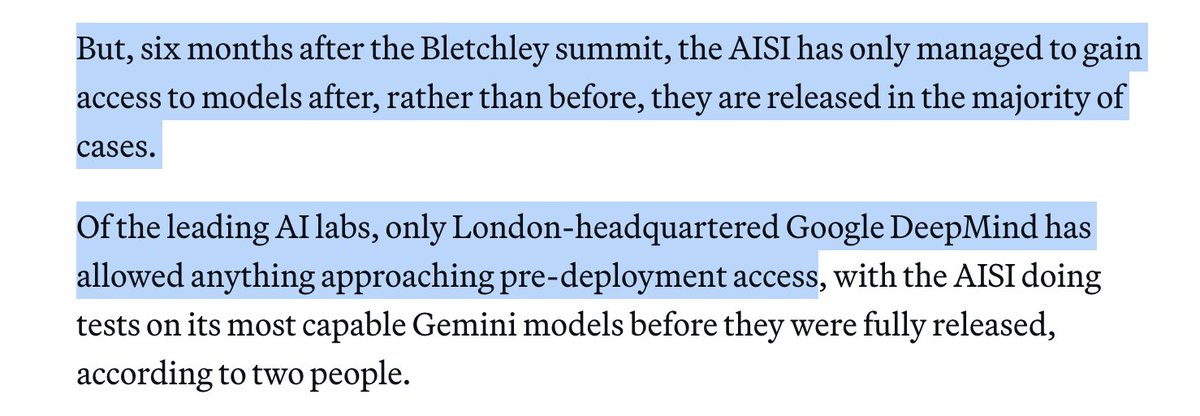 Your periodic reminder that you can't trust AI companies, EVEN when they do public commitments to a major government.