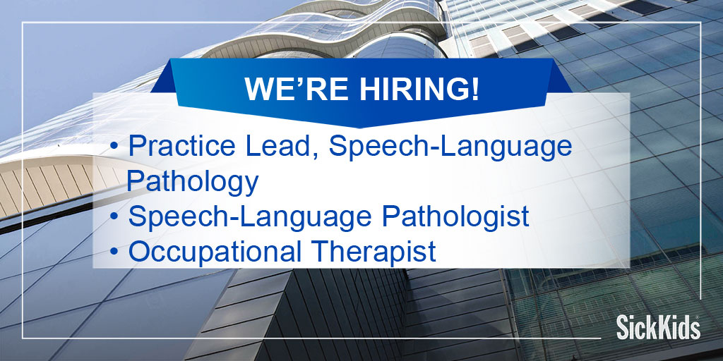 #SKCareers: Join our team! We're hiring for several roles at @BoomerangHealth. Apply ⬇️ Occupational Therapist: bit.ly/3UAZE5E Practice Lead – Speech-Language Pathology: bit.ly/4d79DXo Speech-Language Pathologist: bit.ly/3w8u2ea