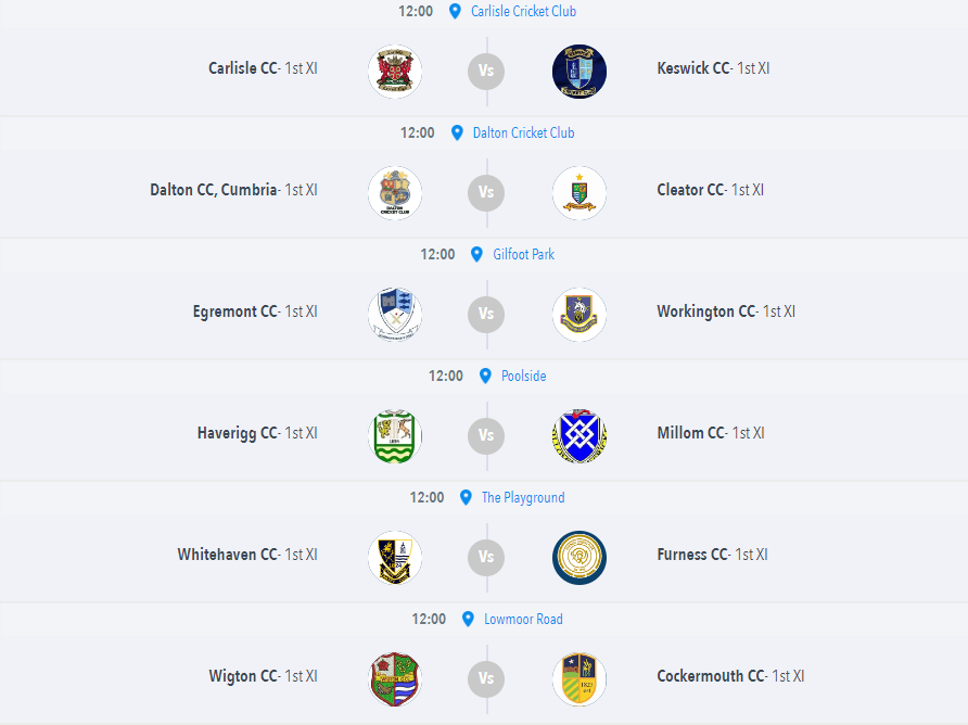 LankyGarry's tweet photo. 🏏Cumbria League gets going...🏏

Here are the Premier Division fixtures for the opening weekend of @cumbrialeague 2024 where Champions @carlislecricket begin at home and runners-up @FurnessCC face a trip to Whitehaven.  Newly promoted @DaltonCricket5 start against Cleator. https://t.co/HSrYdFB7Ex