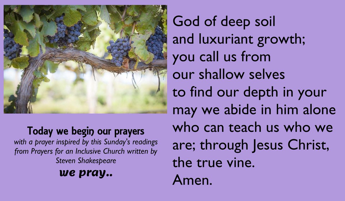 Today we begin our prays using a prayer from Prayers for an Inclusive Church written by Steven Shakespeare Please add your prayers in the comments (it can one word, a name, a short sentence