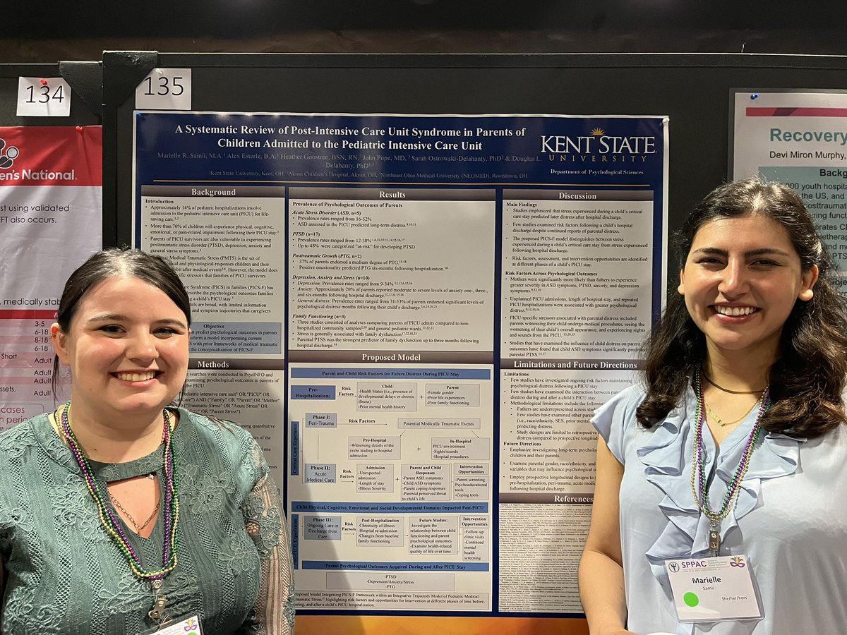 KristinCanavera's tweet photo. 🚨🎯Doctoral student Marielle Samii presenting her work at #SPPAC2024 on a systematic review of PICS in parents following PICU admissions!  👏🏻👏🏻👏🏻@SPPCriticalCare #PedsICU https://t.co/zyo43l8mns