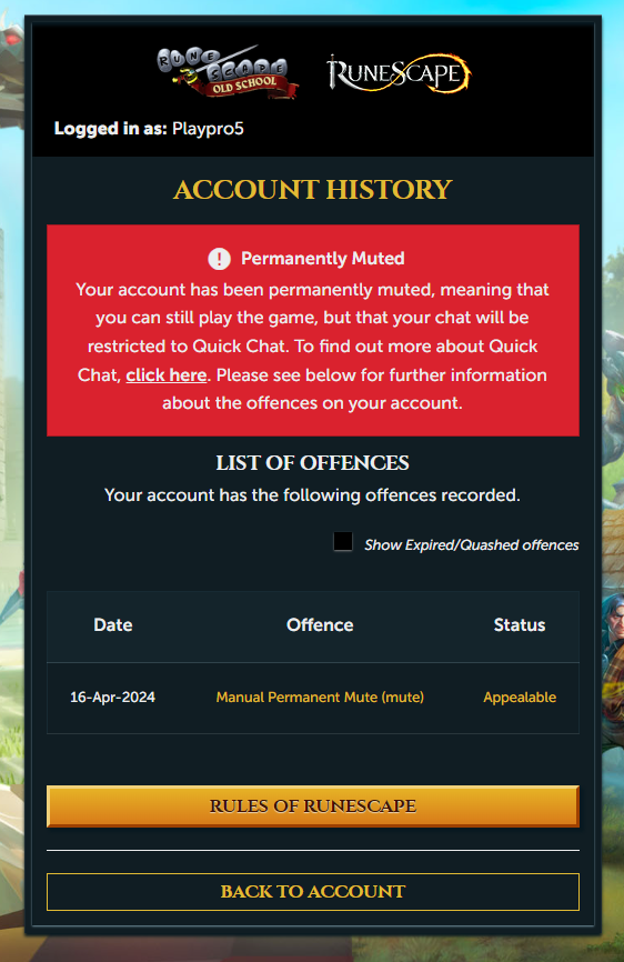 My account Playpro5 has been perm muted with no evidence and no reason at all by <a href="/JagexSkynet/">Mod Skynet</a> Please <a href="/JagexSupport/">Jagex Support</a> @jagex This might be a targeted report spam. I just wana go back to helping others as normal. This isn't fair to me.