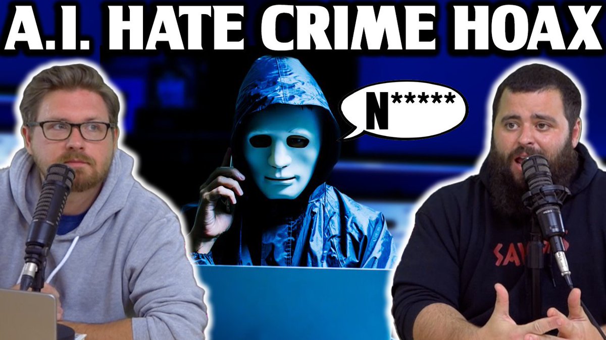 🚨NEW EPISODE OUT NOW!🚨 NEW AI HATE CRIME HOAX - EP165 WATCH: youtu.be/8LRbnZtVkrc