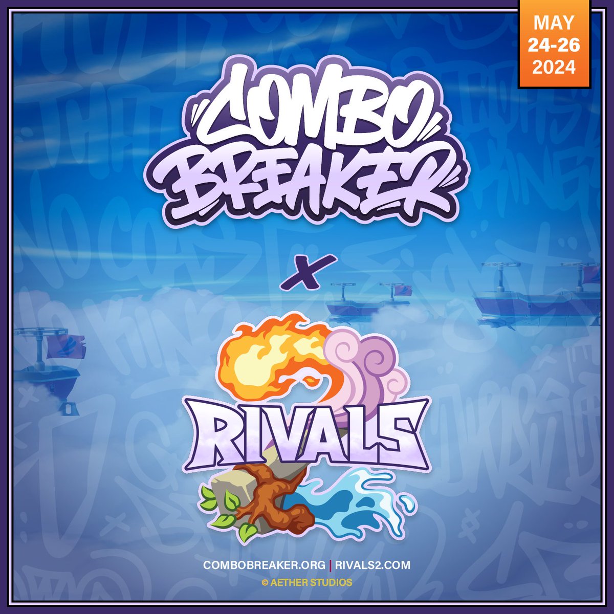 Discover @RivalsOfAether 2 at CB2024! Check out the latest Aether Studios title on-site and take part in a pre-release tournament as part of the ALL IN TOGETHER: Community Tourneys. Find out more at combobreaker.org/rivals2!