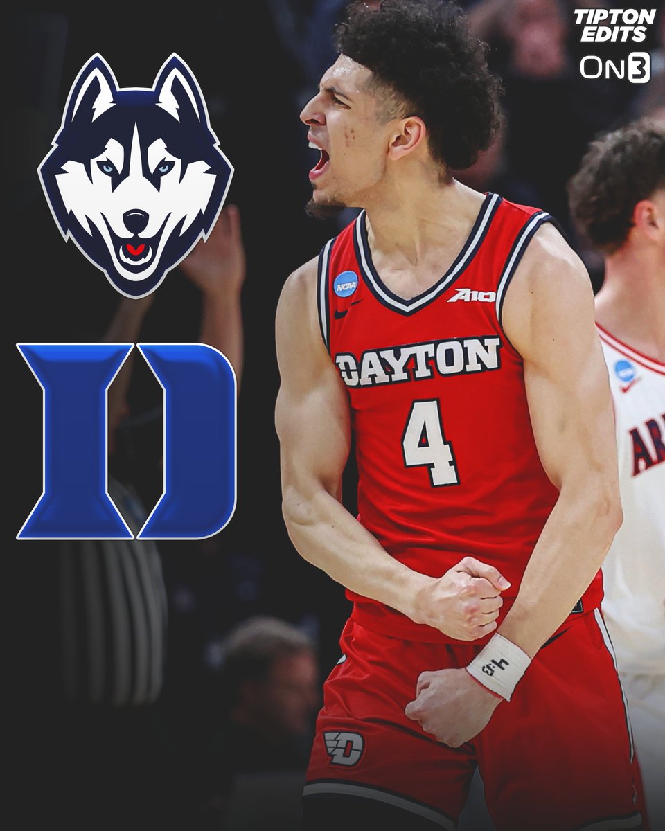 Dayton transfer guard Koby Brea, the nation's top three-point shooter, tells @On3sports he's visiting UConn today until Sunday and Duke from Tuesday to Thursday. The 6-6 junior shot 49.8% from 3 this season. on3.com/news/dayton-tr…