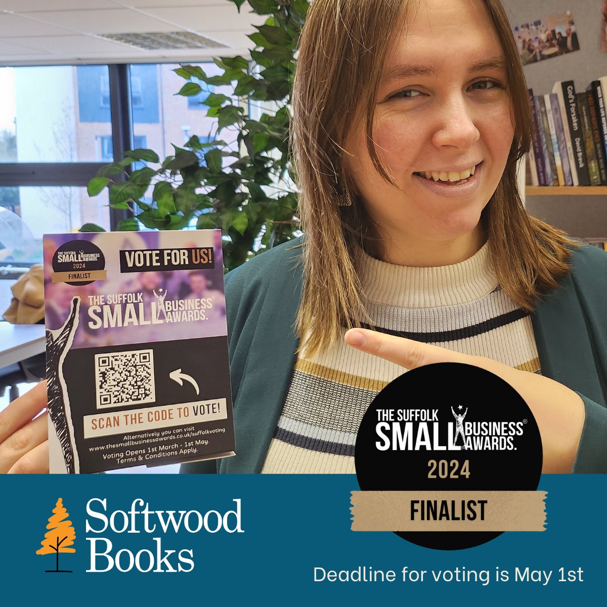 There are just a few days left to vote for Softwood in the Suffolk Small Business Awards! ⤵️ thesmallbusinessawards.co.uk/suffolkvoting/