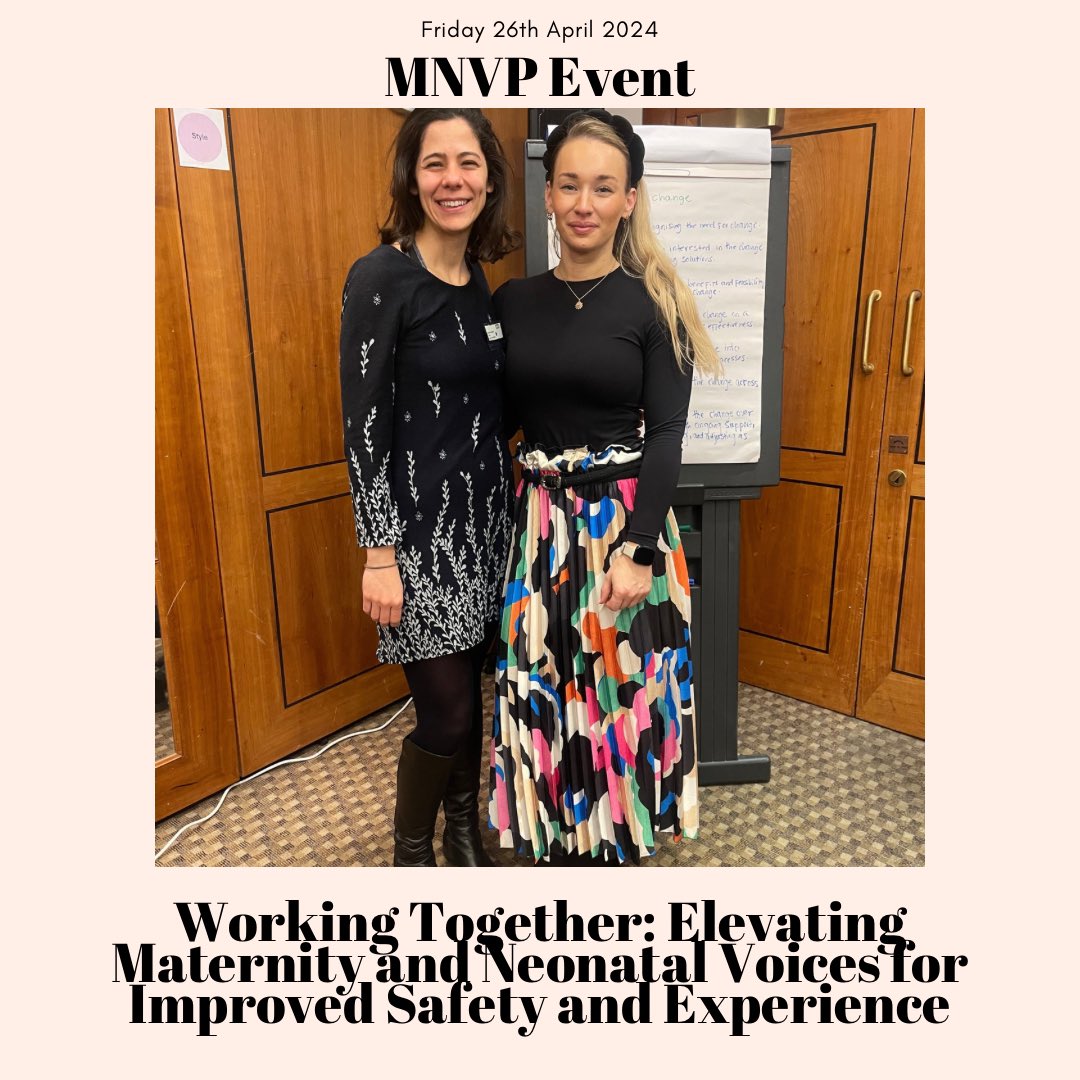 What an amazing day with our @RoyalFreeNHS MNVP co-chair Jessika at the MNVP event Working Together: Elevating Maternity & Neonatal Voices for improved safety #MNVPLdn24 #LdnMaternity Thank you @NHSEnglandLDN 🙏🏼